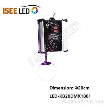 35 cm LED -nostopallo DMX -vaihevalaistus